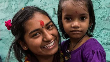 Familie in Indien